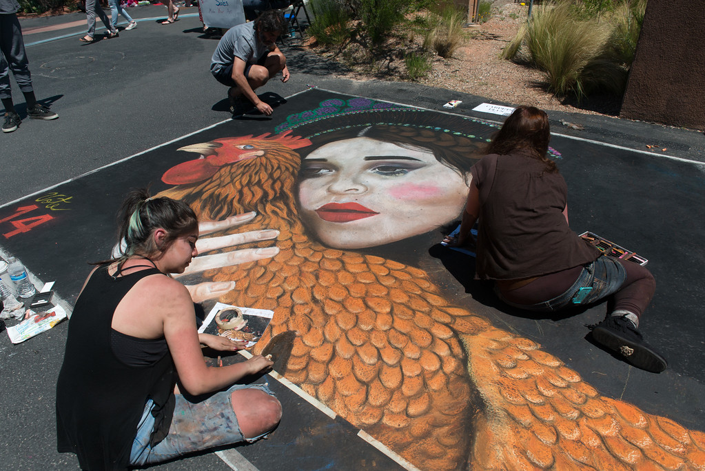 Local artists show off talent at Kayenta Street Painting Festival