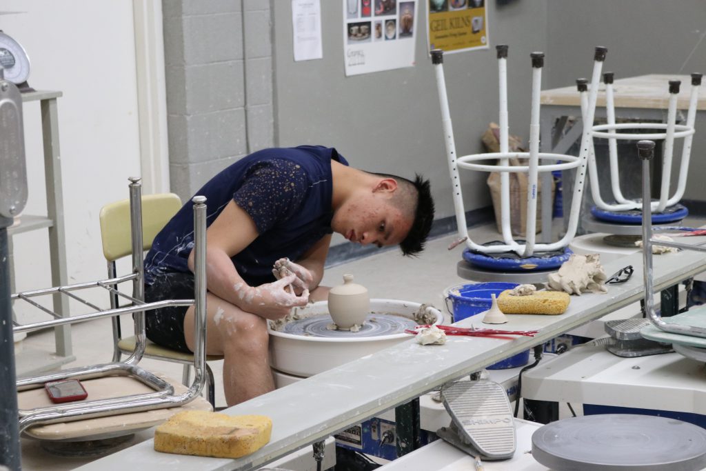 Student artist shares beginning of ceramic career