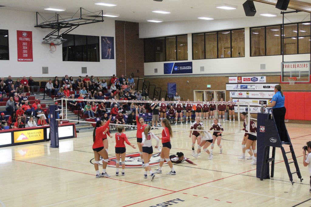 DSU Women's Volleyball gets revenge over Colorado Mesa. Lauren Gammell Rewrites DSU History