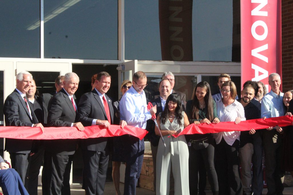 Innovation Plaza ribbon cutting ceremony pays tribute to Trustee Lindsay Atwood