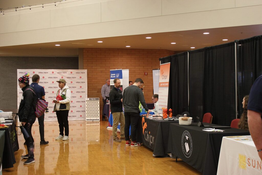 The Spring Employment Fair provided on-the-spot job opportunities for students
