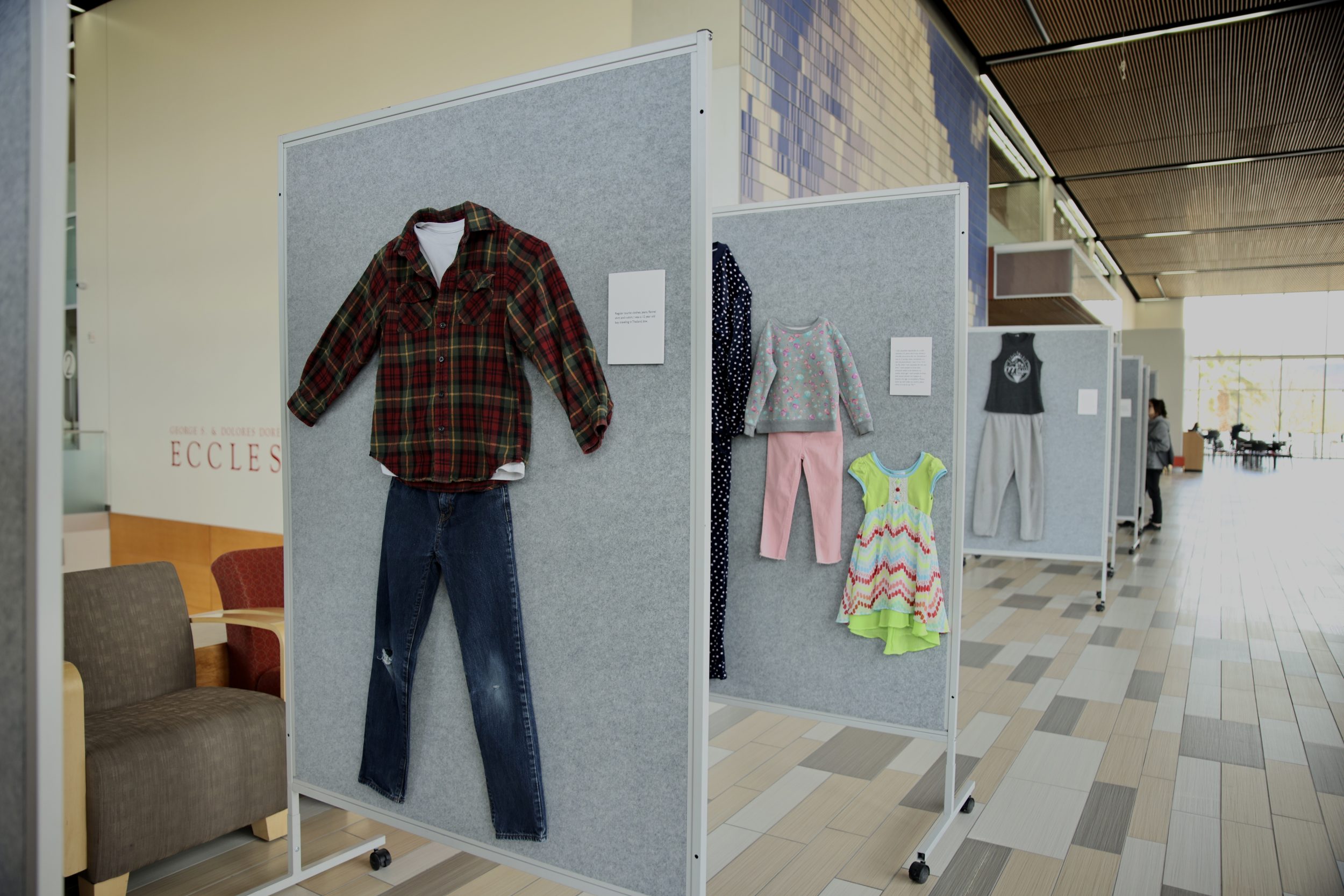 ‘What were you wearing?’ exhibit allows sexual assault victims to share their stories in an ‘anonymous but public way’
