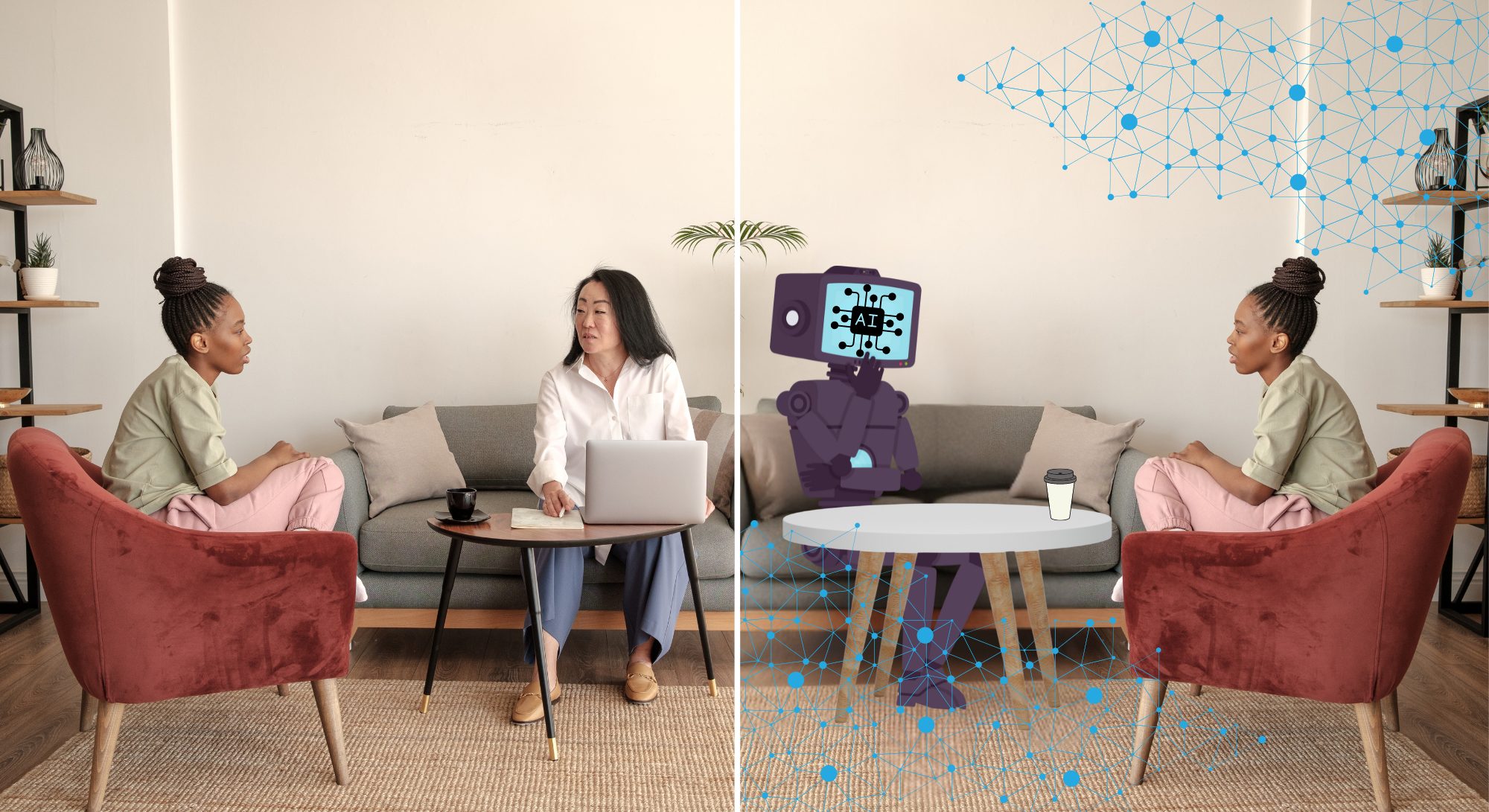 AI chatbots like ElizaChat offer new mental health support, but can they replace human connection?